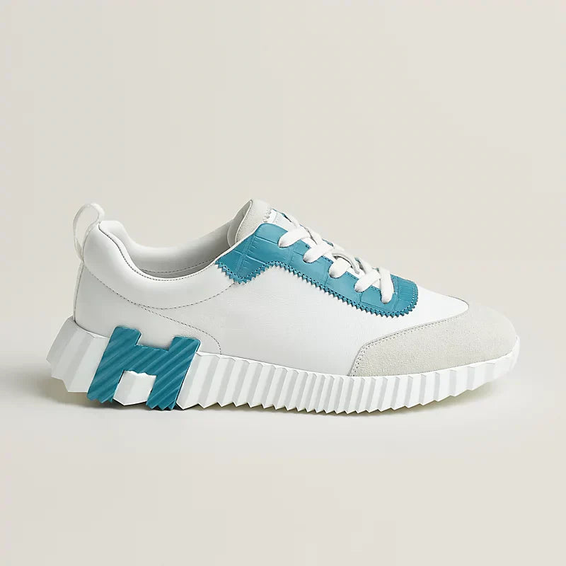 Hermès White/Mineral Blue
