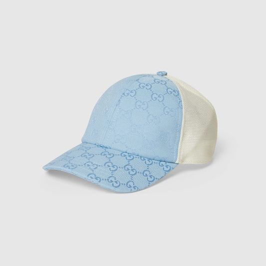Gucci GG Canvas Cap Blue/White