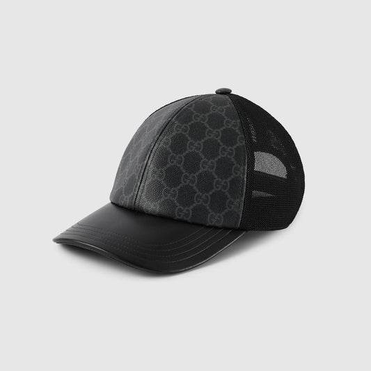 Gucci GG Monogram Canvas Cap Black