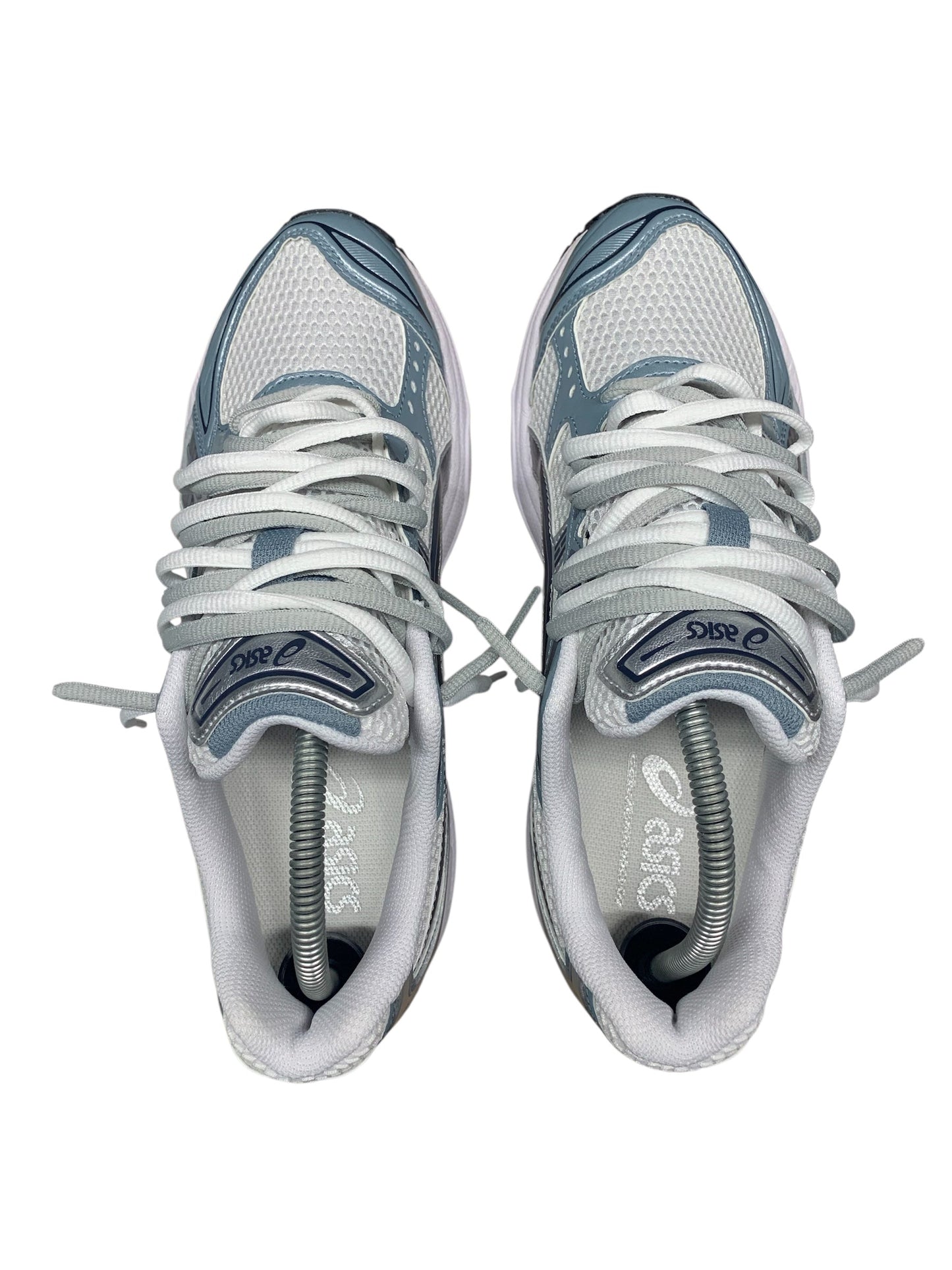 ASICS Kayano Double Laces – Gris/Bleu ciel