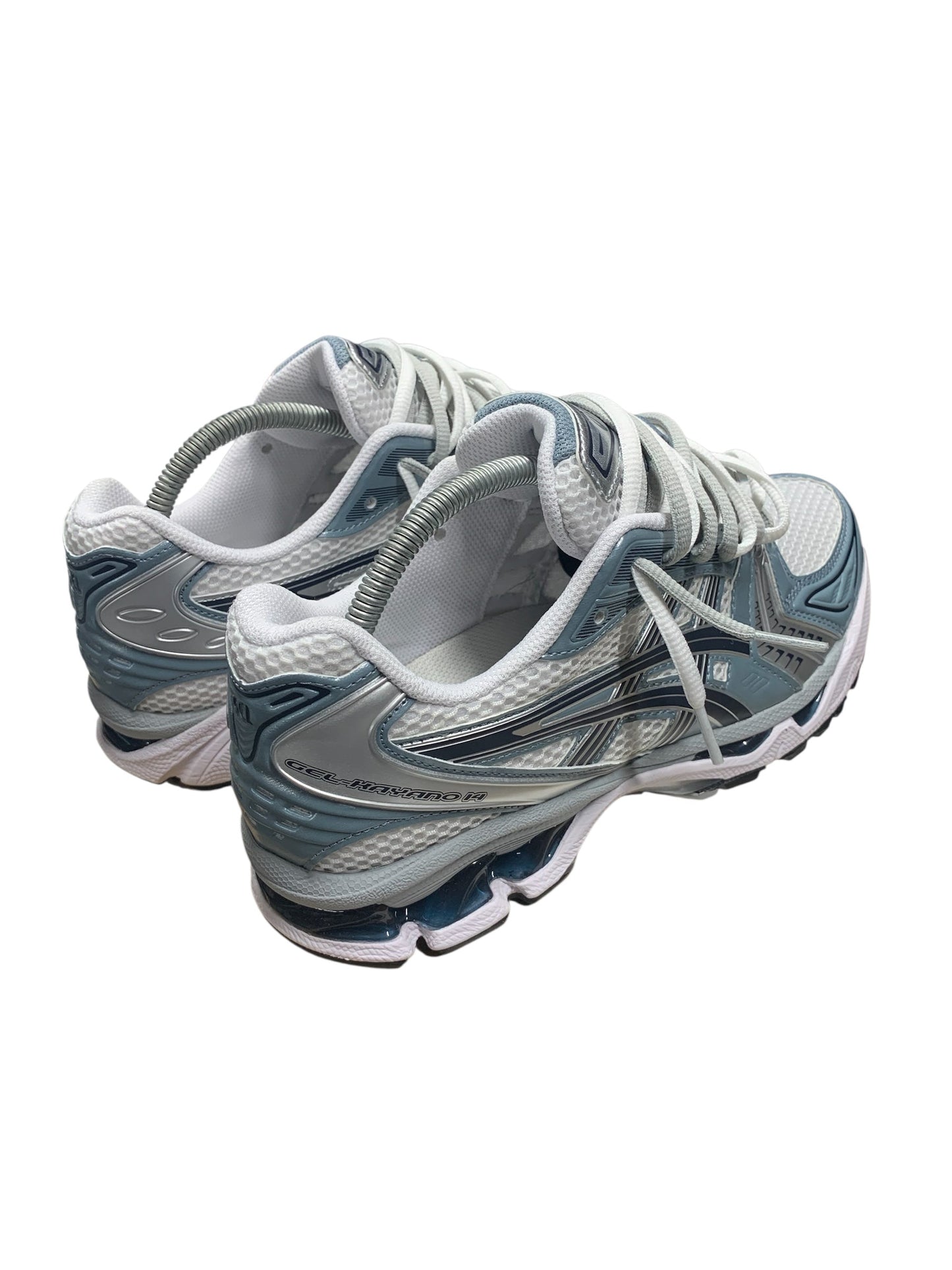 ASICS Kayano Double Laces – Gris/Bleu ciel