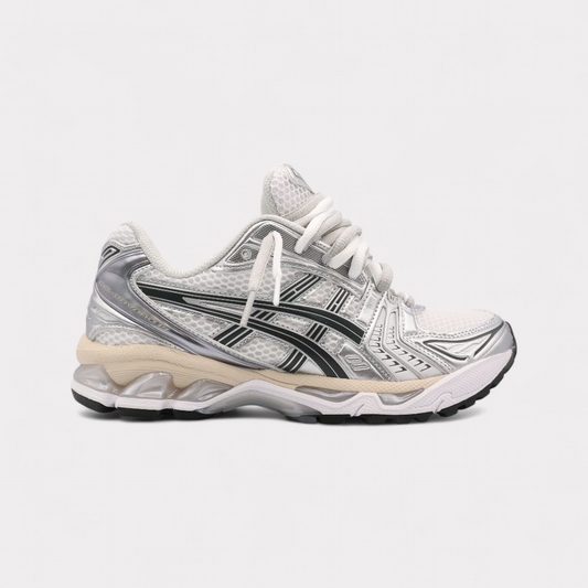 ASICS Kayano Double Laces – Gris/Blanc