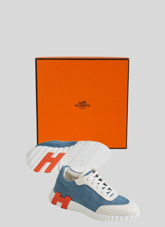 Hermès Bouncing Blue/White.
