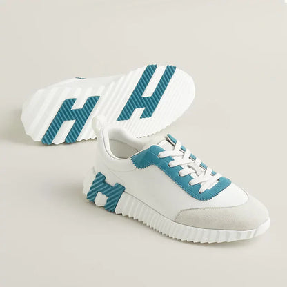 Hermès White/Mineral Blue