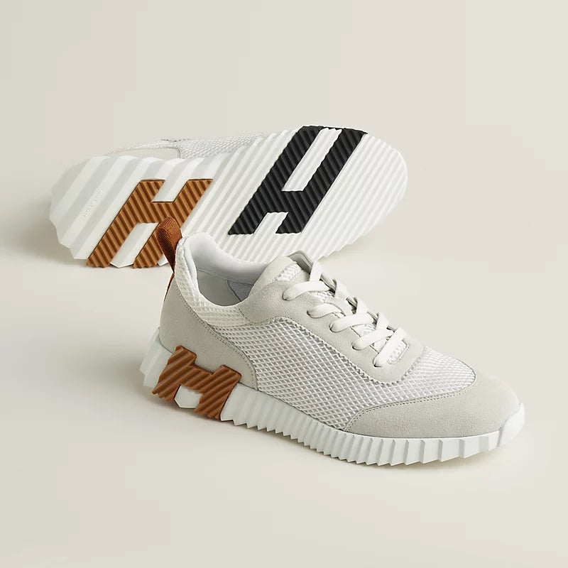 Hermès Bouncing White/Brown/Black
